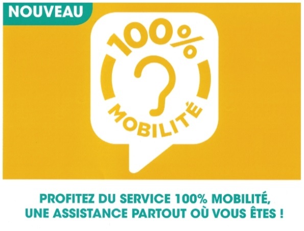 Profitez du service 100% mobilité une assistance partout où vous êtes ! Profitez du service 100% mobilité une assistance partout où vous êtes !